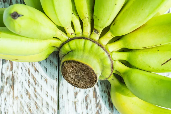 Grüne Banane aus nächster Nähe — Stockfoto