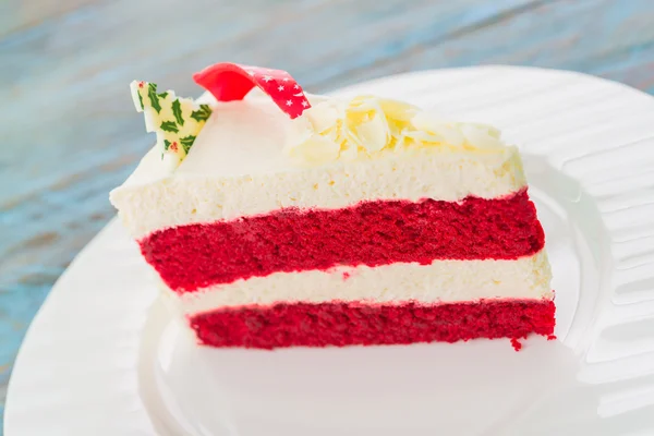 Pastel de terciopelo rojo —  Fotos de Stock