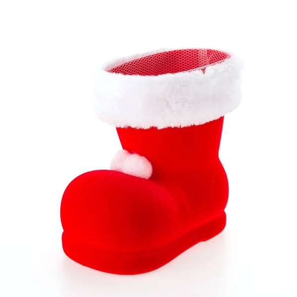 Chaussette rouge de Noël — Photo