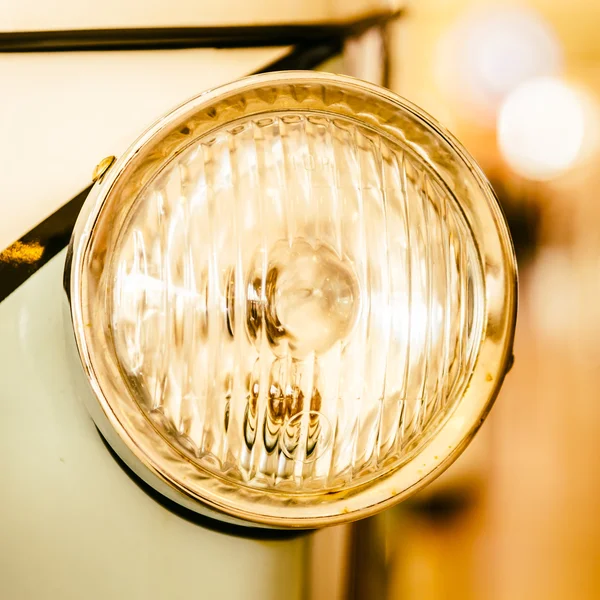 Light on vintage car — Stock Photo, Image