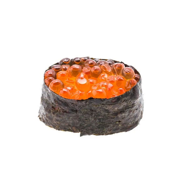 Sushi mit Lachseiern — Stockfoto