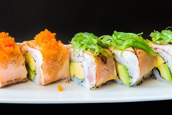 Sushi rolt gezonde voeding — Stockfoto