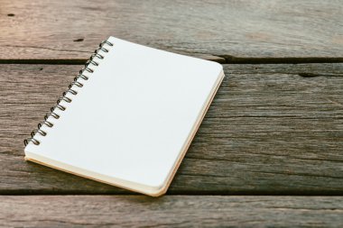 boş bir not defteri