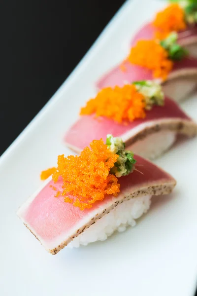 Sushi rola alimentos saudáveis — Fotografia de Stock
