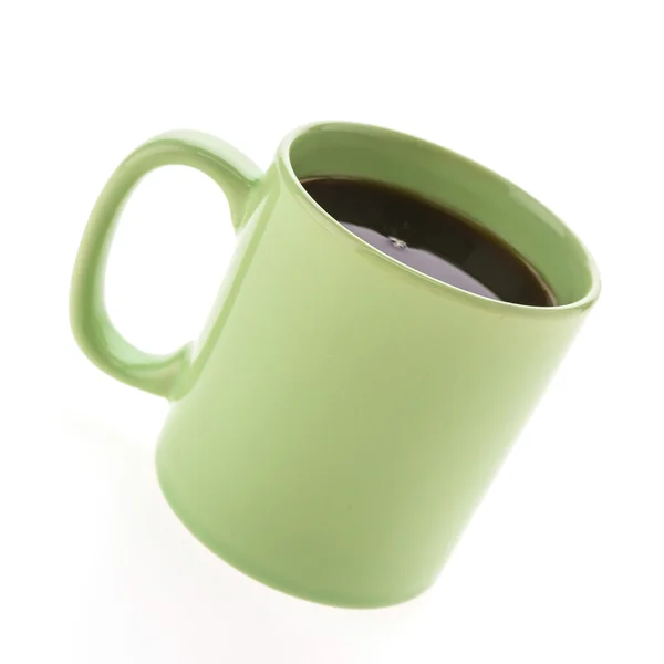 Grüne Kaffeetasse — Stockfoto