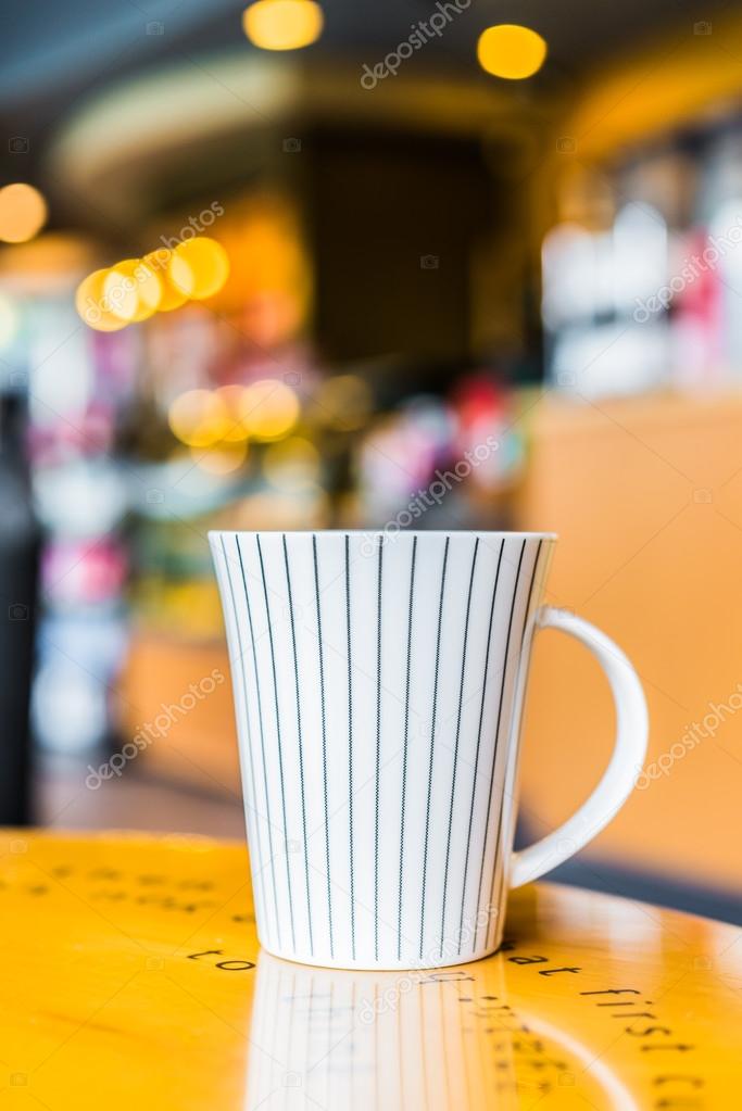 Coffee cup in cafe