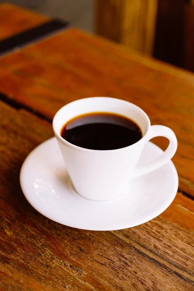 Taza de café en la cafetería — Foto de Stock