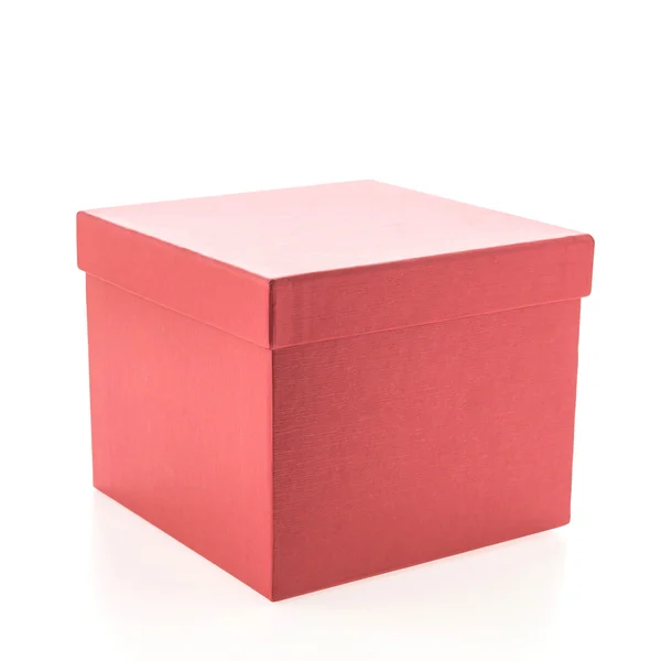 Natale scatola rossa — Foto Stock