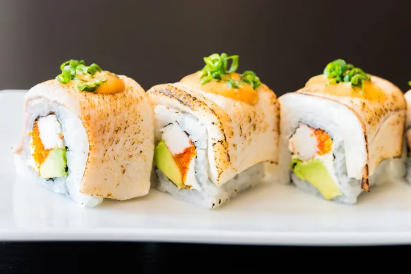 Sushi rolt gezonde voeding — Stockfoto