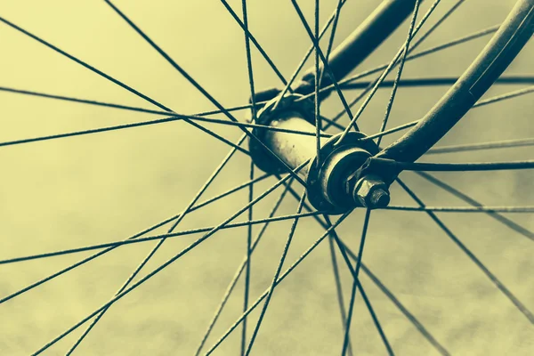 Close up of Bicycle wheel — Stock Photo, Image