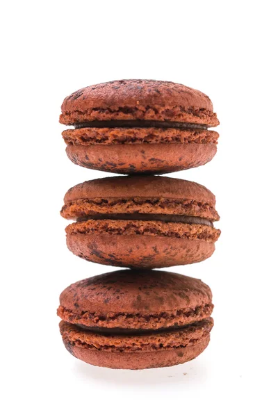 Chocolate macaroons — Stock Photo, Image