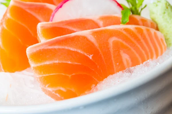 Raw Salmon sashimi — Stock Photo, Image