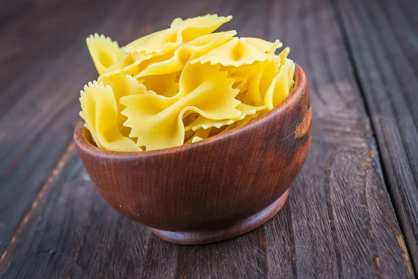 Raw uncooked Pasta — Stock Photo, Image