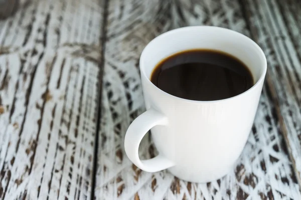 Weißer Kaffeebecher — Stockfoto