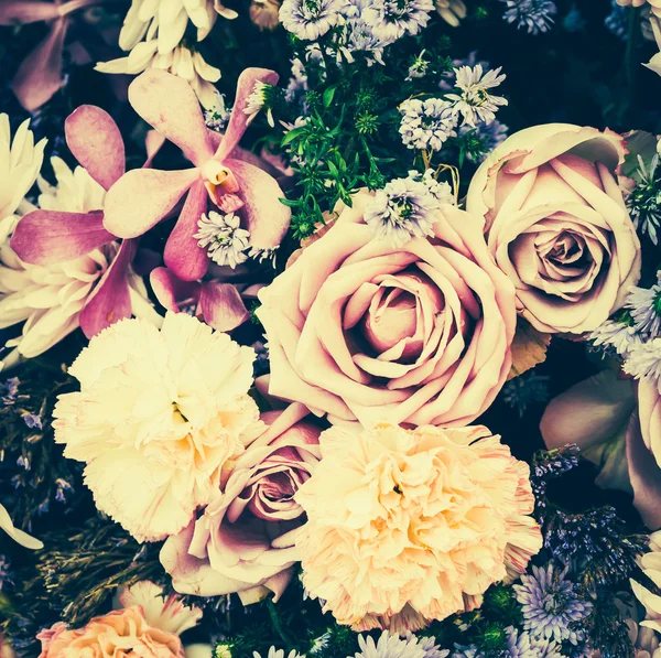 Fondo de flores antiguas vintage — Foto de Stock