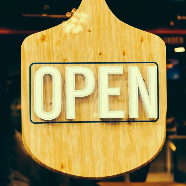 Open sign — Stock Photo, Image