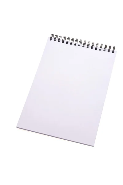 Cuaderno vacío en blanco — Foto de Stock
