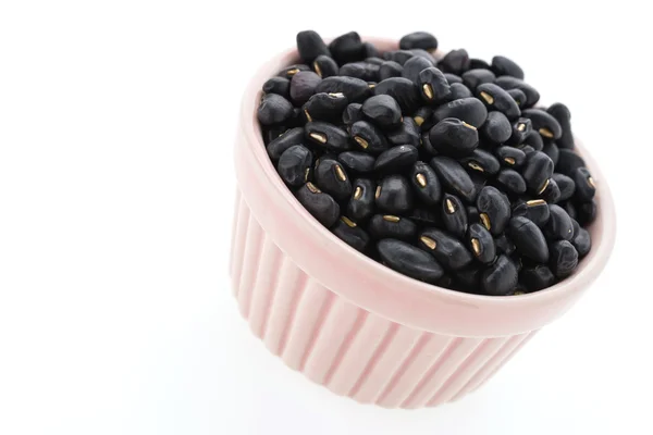 Frijoles negros en bowl — Foto de Stock