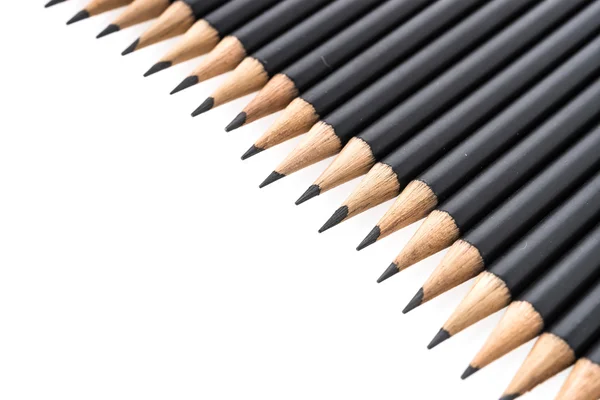 Black school Pencils — Stock Photo, Image