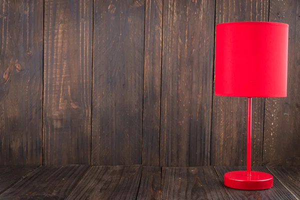 Červená lampa — Stock fotografie