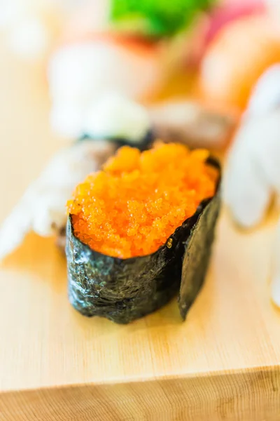 Delicious japanese sushi rolls — Stock Photo, Image