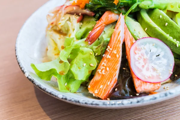 Japanese seafood salad — Stock Photo, Image