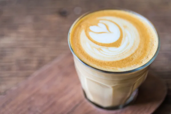 Hot Latte coffee — Stock Photo, Image