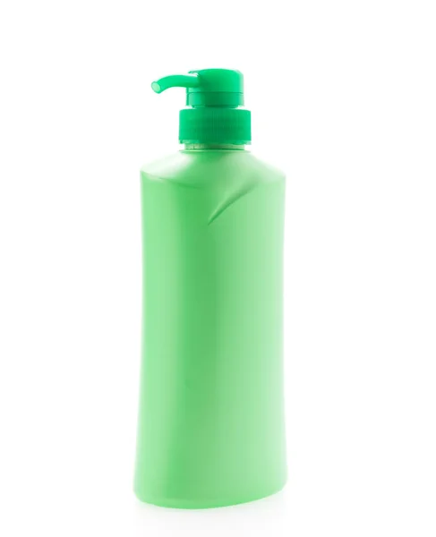 Groene fles lotion — Stockfoto