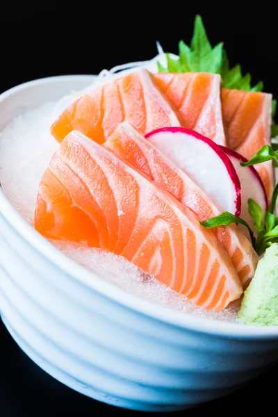 Raw Salmon sashimi — Stock Photo, Image