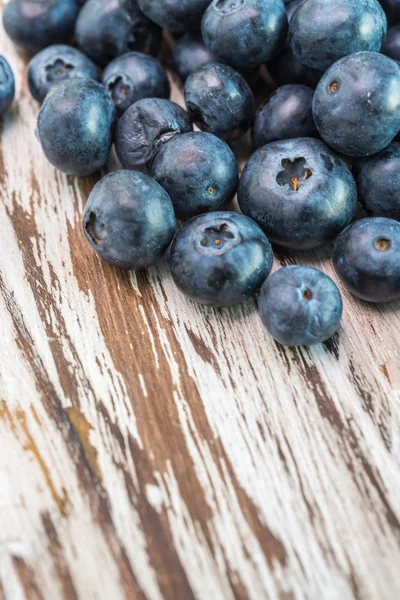 堆的新鲜蓝莓 — 图库照片