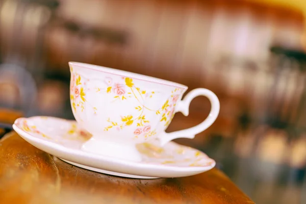 Koffiekopje in de coffeeshop — Stockfoto