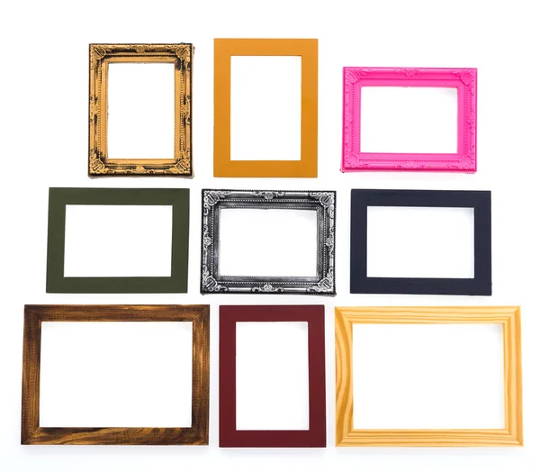 Kleurrijke vintage frames — Stockfoto