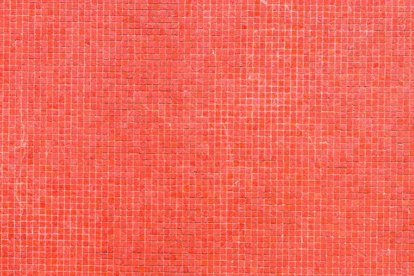 Rote Fliesenwand — Stockfoto