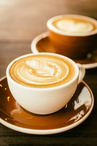 Latte tazza di caffè — Foto Stock