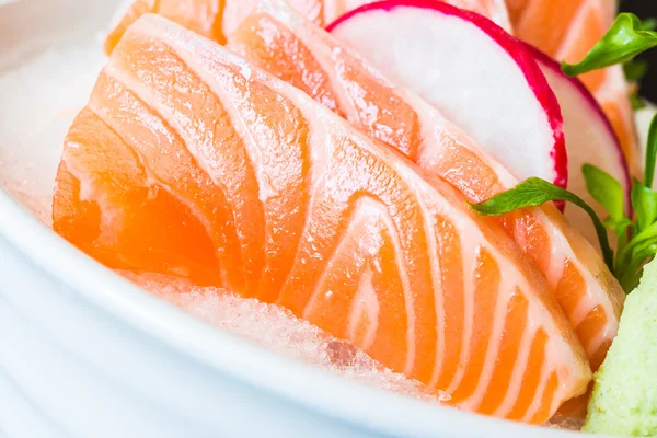 Raw Salmon sashimi — Stock Photo, Image