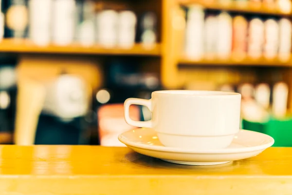 Taza de café en la cafetería — Foto de Stock