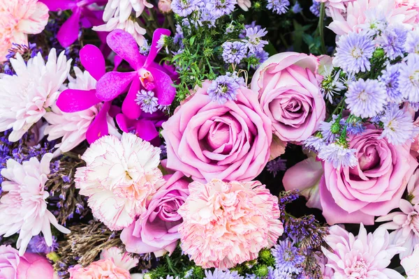 Bunte Blumen Hintergrund — Stockfoto