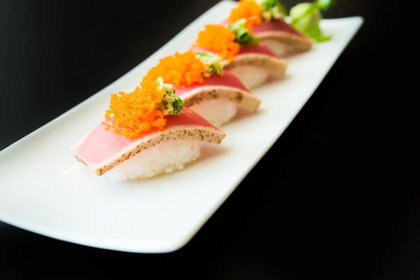 Delicious japanese sushi rolls — Stock Photo, Image