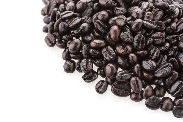 Grãos de café preto — Fotografia de Stock