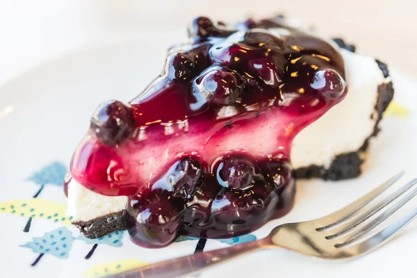 Blueberry cheese cake Stock Photo