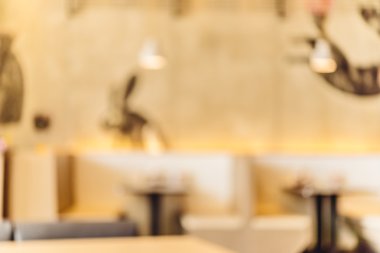 Restoran arka plan bulanıklık