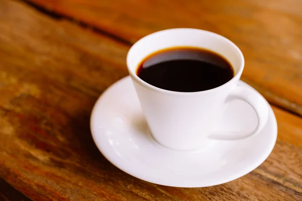 Kaffekopp i caféet — Stockfoto