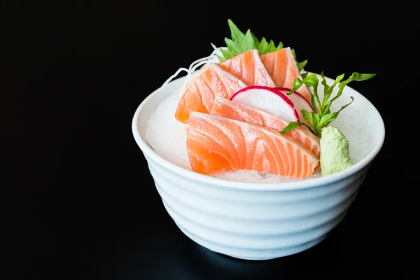 Syrové losos sashimi — Stock fotografie