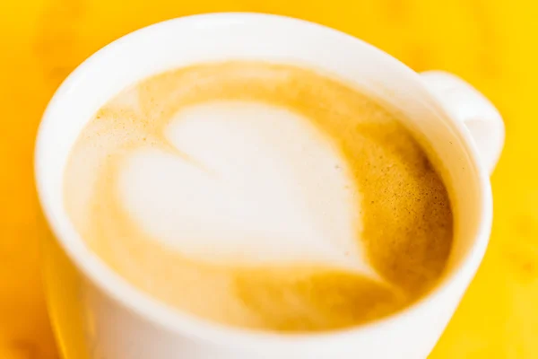 Latte tazza di caffè — Foto Stock