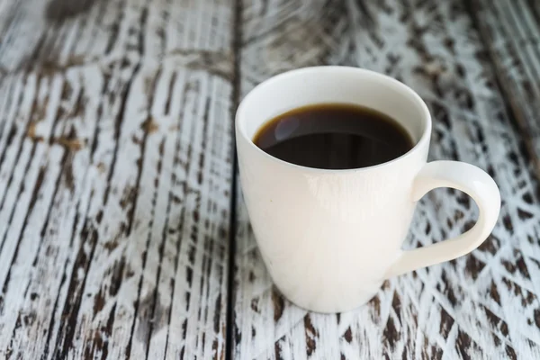 Vit kaffemugg — Stockfoto