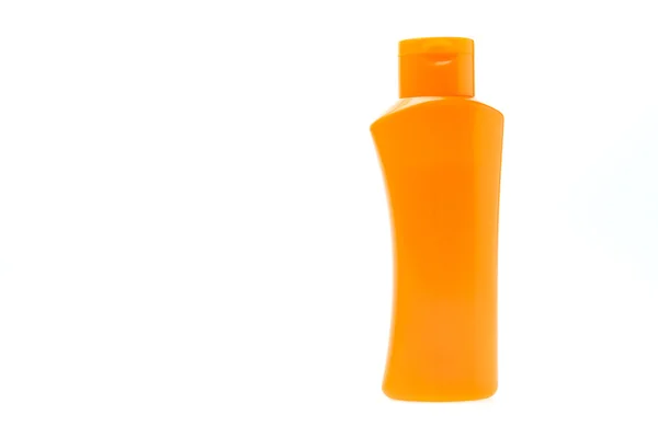 Bottiglia crema abbronzante — Foto Stock