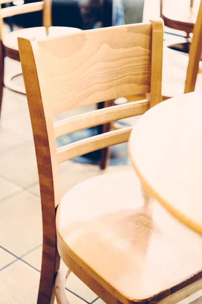 Chair in coffee shop — Stock Photo, Image