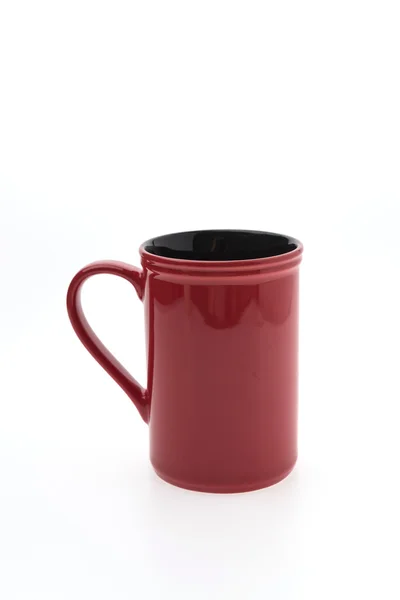 Röd kaffekopp — Stockfoto