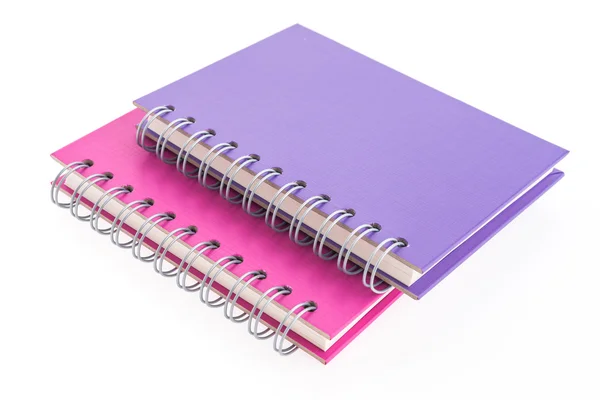 Cuadernos de notas moradas —  Fotos de Stock