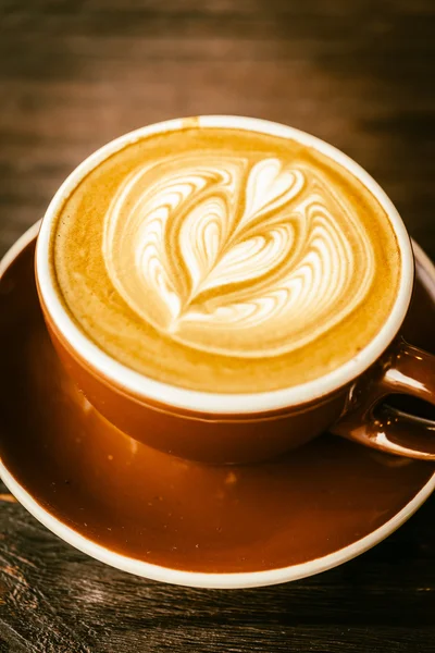 Cangkir kopi latte — Stok Foto